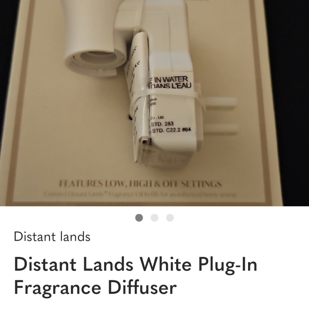 White Plug-In Fragrance Diffuser